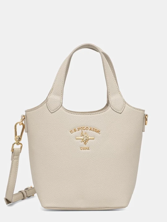 Zdjęcie produktu U.S. Polo Assn. torebka crossbody damska z imitacji skóry STANFORD beżowy