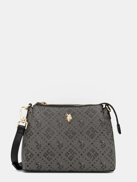 Zdjęcie produktu U.S. Polo Assn. torebka crossbody damska z imitacji skóry szary