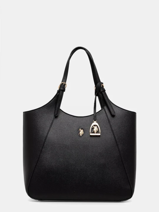 Zdjęcie produktu U.S. Polo Assn. torebka shopper damska z imitacji skóry JONES czarny