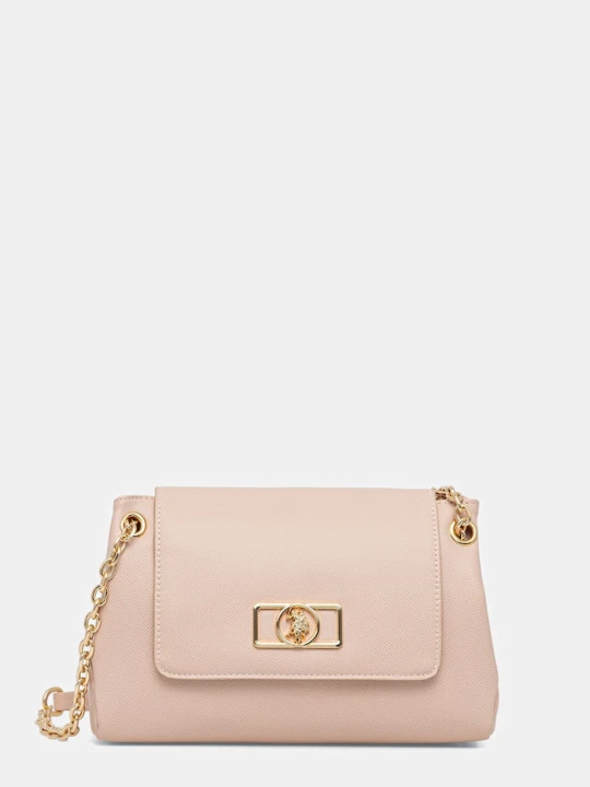 Zdjęcie produktu U.S. Polo Assn. torebka crossbody damska z imitacji skóry JONES różowy