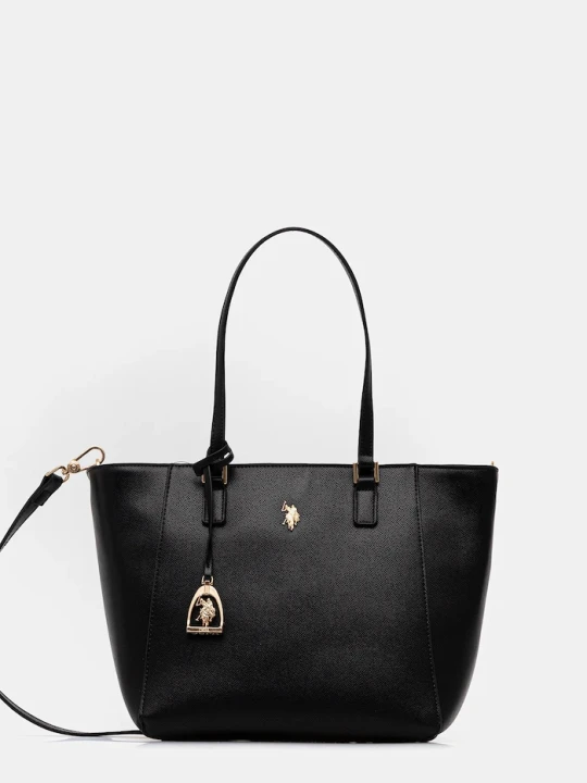 Zdjęcie produktu U.S. Polo Assn. torebka shopper damska z imitacji skóry Jones czarny