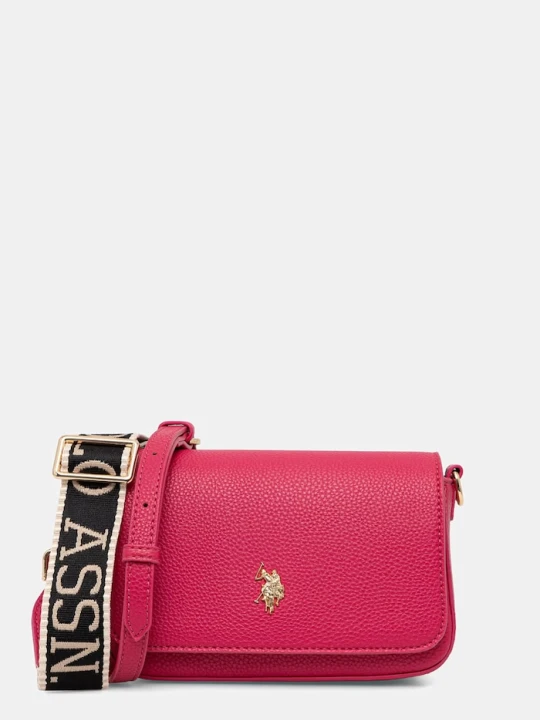 Zdjęcie produktu U.S. Polo Assn. torebka crossbody damska z imitacji skóry Mansion różowy