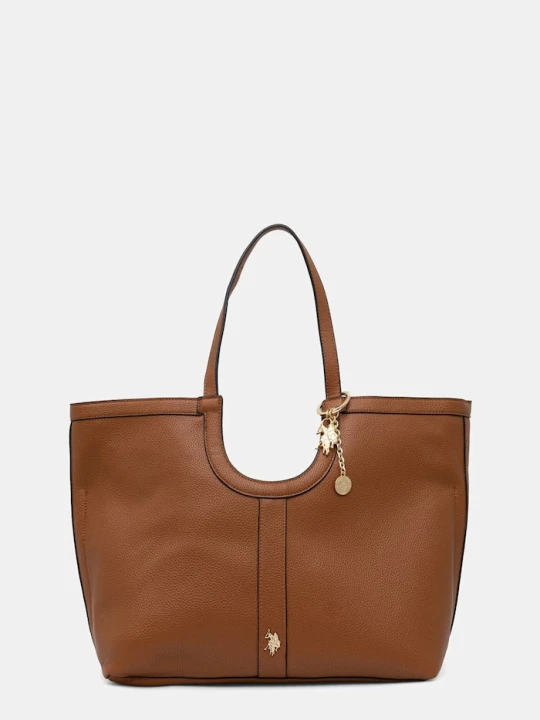 Zdjęcie produktu U.S. Polo Assn. torebka shopper damska z imitacji skóry LAWSON brązowy