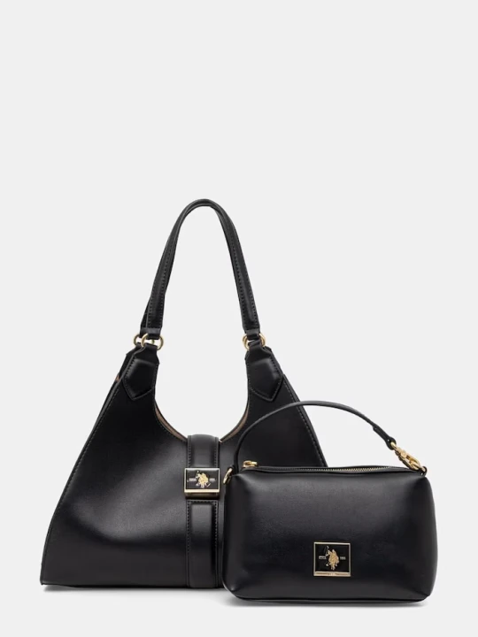 Zdjęcie produktu U.S. Polo Assn. torebka shopper damska z imitacji skóry MARGARET czarny