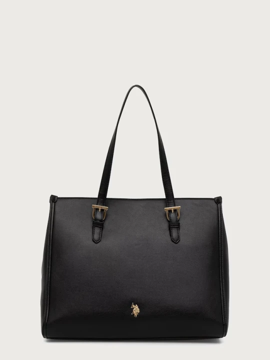 Zdjęcie produktu U.S. Polo Assn. torebka shopper damska z imitacji skóry NANTUCKET czarny