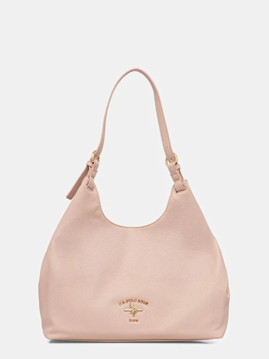 Zdjęcie produktu U.S. Polo Assn. torebka hobo damska z imitacji skóry Stanford różowy