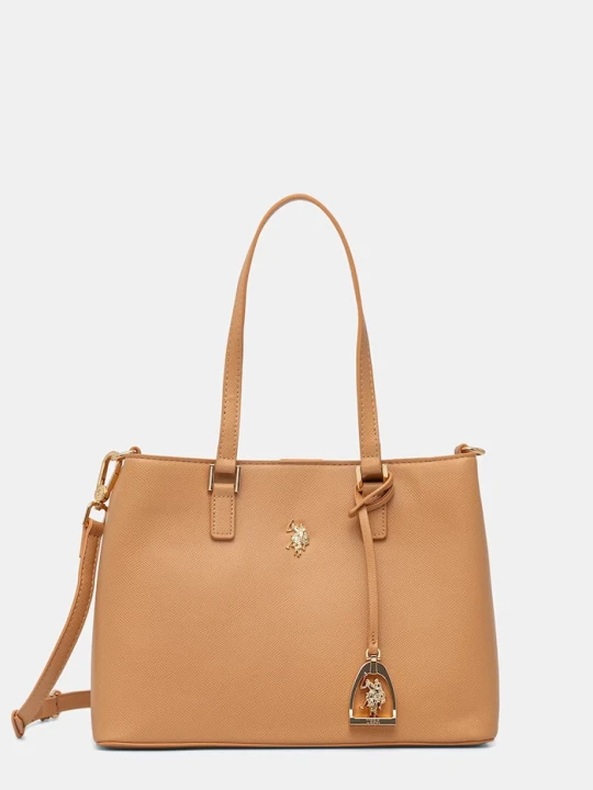 Zdjęcie produktu U.S. Polo Assn. torebka tote damska z imitacji skóry Jones brązowy