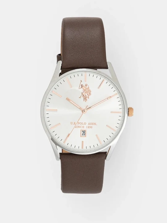 Zdjęcie produktu U.S. Polo Assn. zegarek COLIN brązowy