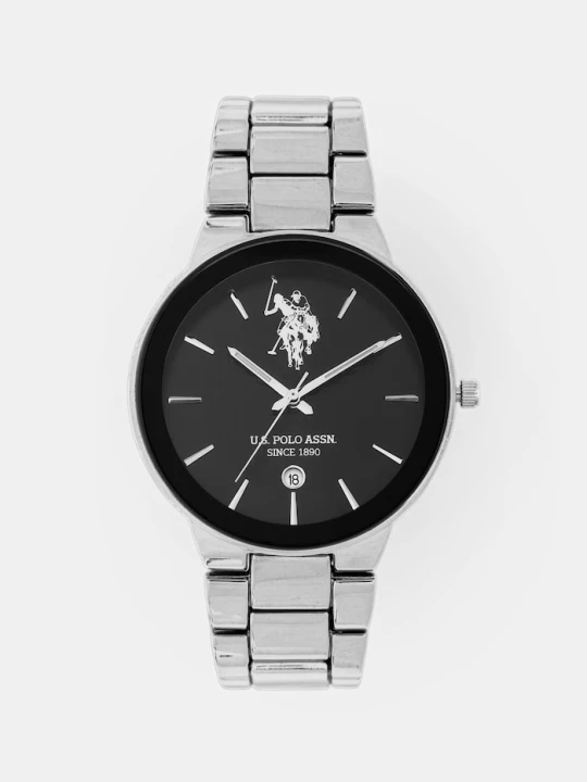 Zdjęcie produktu U.S. Polo Assn. zegarek męski LOGAN srebrny