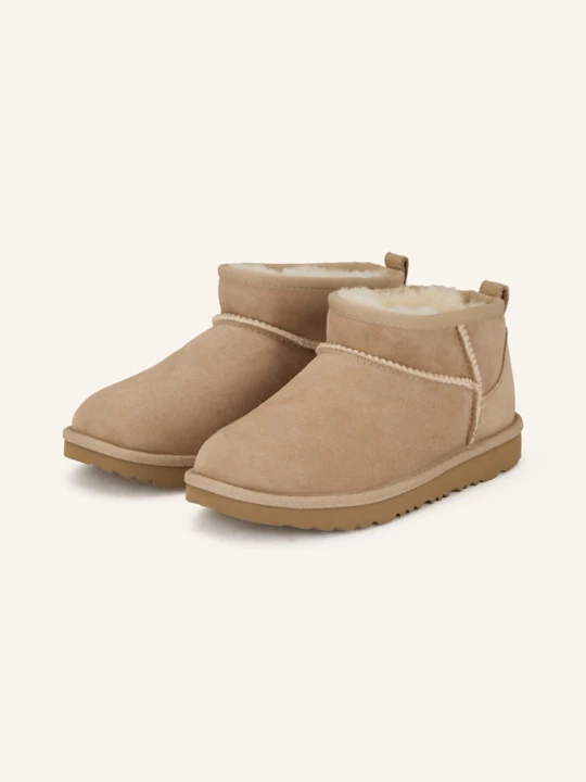Zdjęcie produktu Ugg Botki Classic Ultra Mini beige JASNOBRĄZOWY