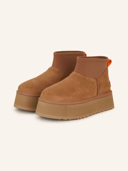 Zdjęcie produktu Ugg Botki Na Platformie Classic Mini Dipper braun CAMELOWY