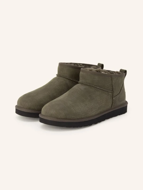 Zdjęcie produktu Ugg Buty Classic Ultra Mini Embossed gruen CZIEMNOSZARY