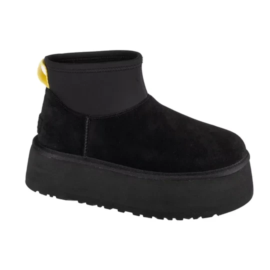 Zdjęcie produktu UGG Classic Mini Dipper 1168170-BLK, Damskie, Czarne, buty zimowe, skóra zamszowa, rozmiar: 40