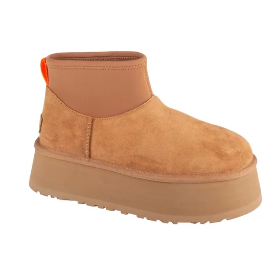 Zdjęcie produktu UGG Classic Mini Dipper 1168170-CHE, Damskie, Brązowe, buty zimowe, skóra zamszowa, rozmiar: 40
