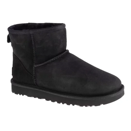 Zdjęcie produktu UGG Classic Mini II 1016222-BLK, Damskie, Czarne, buty zimowe, skóra zamszowa, rozmiar: 37