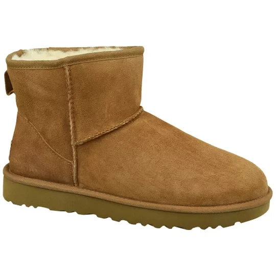 Zdjęcie produktu UGG Classic Mini II 1016222-CHE, Damskie, Brązowe, buty zimowe, skóra naturalna, rozmiar: 41