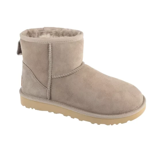Zdjęcie produktu UGG Classic Mini II 1016222-CPF, Damskie, Szare, buty zimowe, skóra naturalna, rozmiar: 36