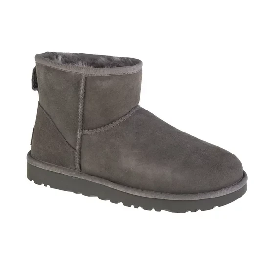 Zdjęcie produktu UGG Classic Mini II 1016222-GREY, Damskie, Szare, buty zimowe, skóra zamszowa, rozmiar: 38