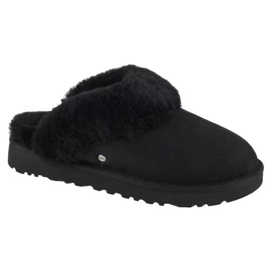 Zdjęcie produktu UGG Classic Slipper II 1130876-BLK, Damskie, Czarne, kapcie, skóra zamszowa, rozmiar: 38