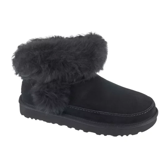 Zdjęcie produktu UGG Classic Ultra Mini Chalet 1173832-BLK, Damskie, Czarne, buty zimowe, skóra naturalna, rozmiar: 37