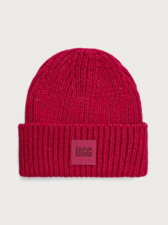 Zdjęcie produktu UGG czapka beanie damska z dodatkiem wełny różowy