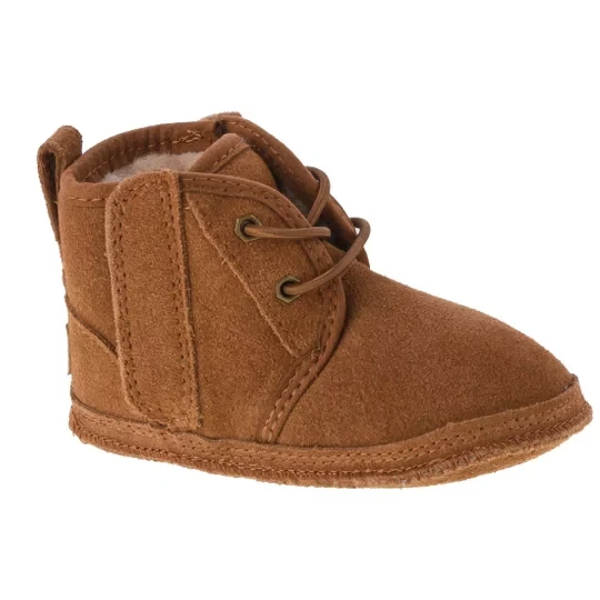 Zdjęcie produktu UGG I Baby Neumel Beanie Set Infant 1104729I-CHE, Dla dziewczynki, Brązowe, buty zimowe, skóra zamszowa, rozmiar: 16