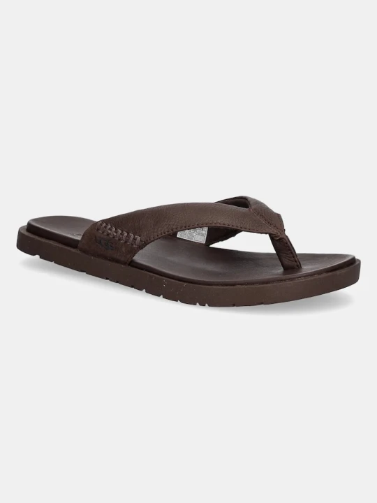 Zdjęcie produktu UGG japonki skórzane Seaside II Flip brązowy