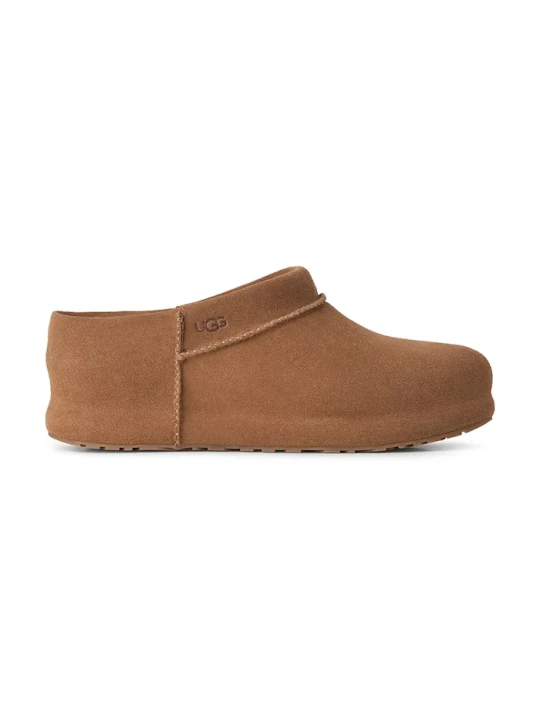 Zdjęcie produktu UGG kapcie damskie zamszowe W Enwrap Clog brązowy