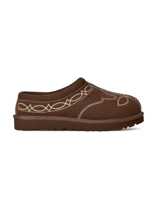 Zdjęcie produktu UGG kapcie damskie zamszowe W Tasman Western brązowy