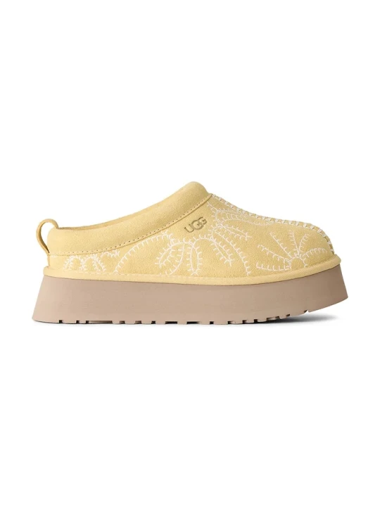Zdjęcie produktu UGG kapcie damskie zamszowe W Tazz Botanic żółty