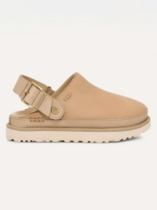 Zdjęcie produktu UGG Kapcie "Goldenstar Villa" w kolorze beżowym rozmiar: 39