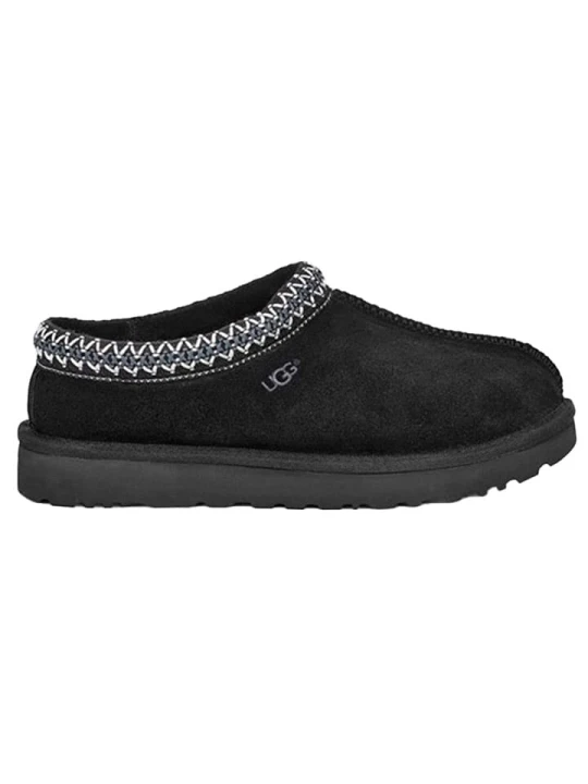 Zdjęcie produktu UGG Kapcie "Tasman" w kolorze czarnym z wełny jagnięcej rozmiar: 38