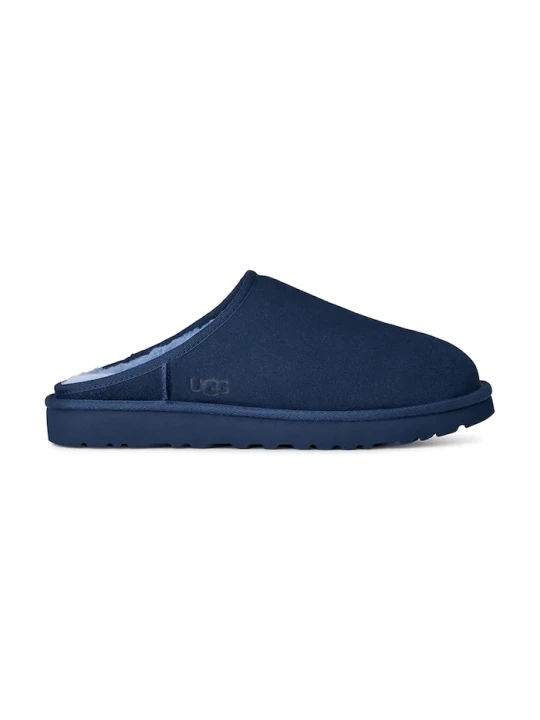 Zdjęcie produktu UGG kapcie zamszowe Classic Slip-On granatowy