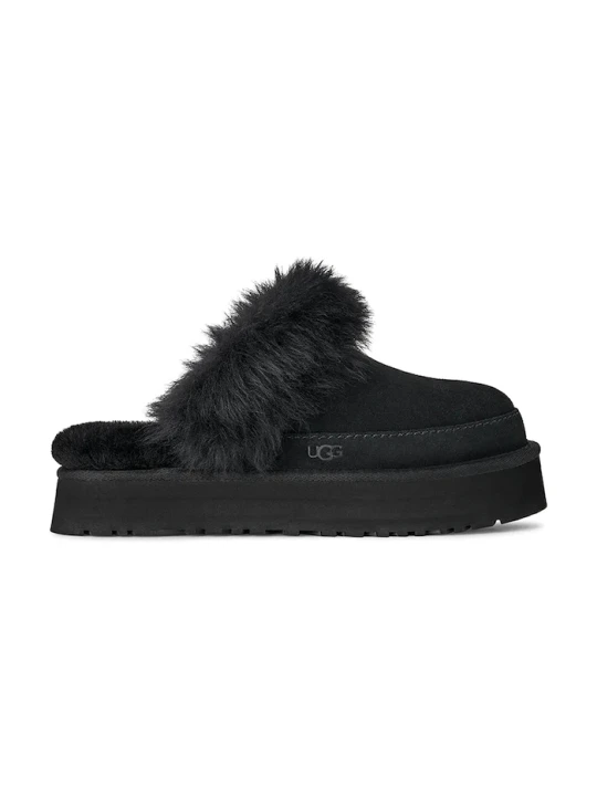Zdjęcie produktu UGG kapcie zamszowe Disquette Chalet czarny