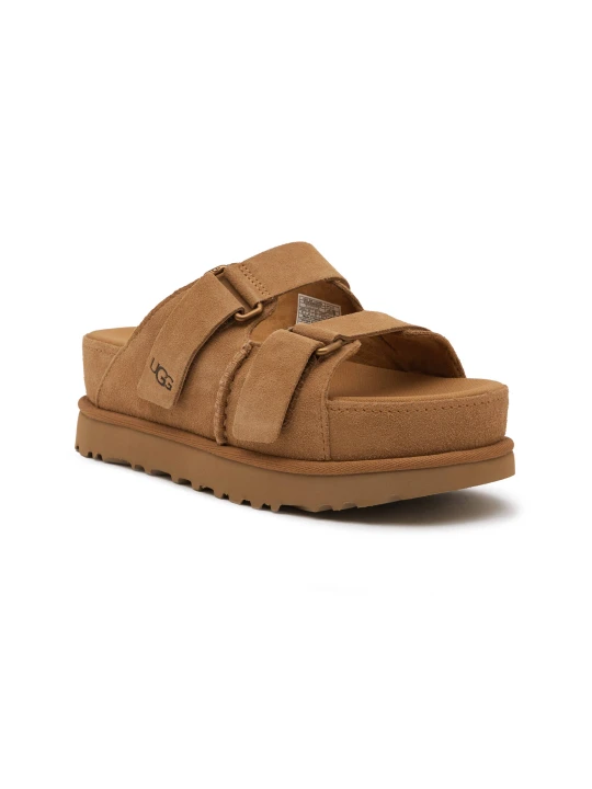 Zdjęcie produktu UGG Klapki GOLDENSTAR HI SLIDE | zamsz brązowy