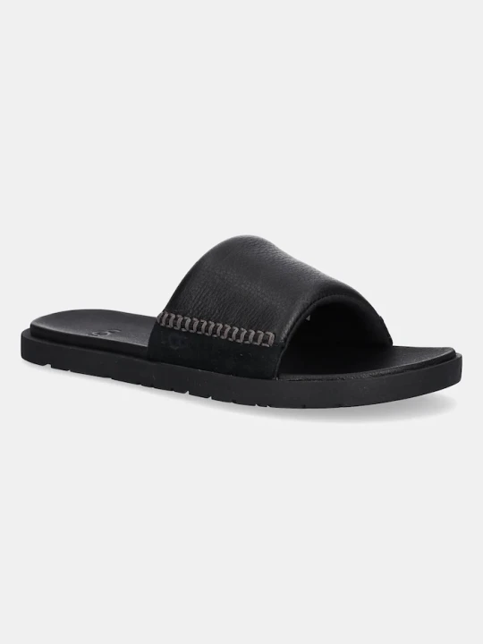 Zdjęcie produktu UGG klapki skórzane Seaside II Slide czarny