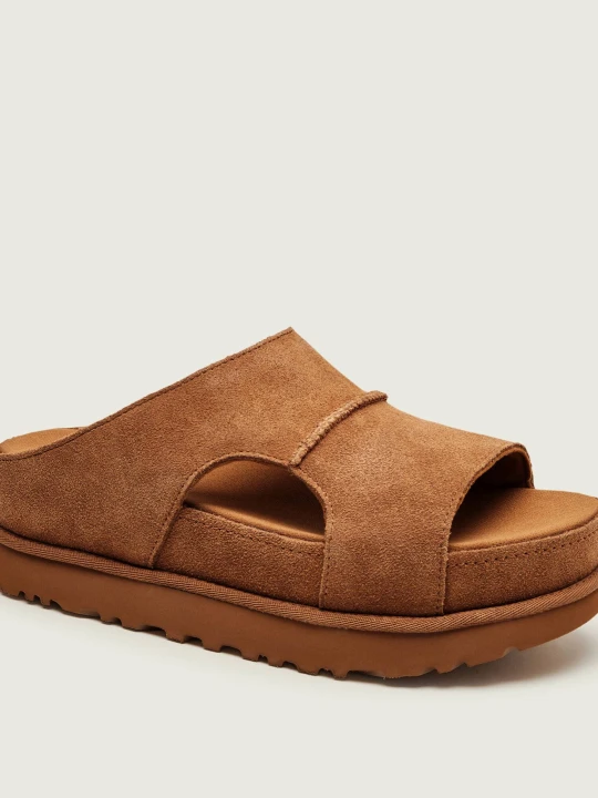 Zdjęcie produktu UGG Klapki W GOLDENSTAR | zamsz koniakowy