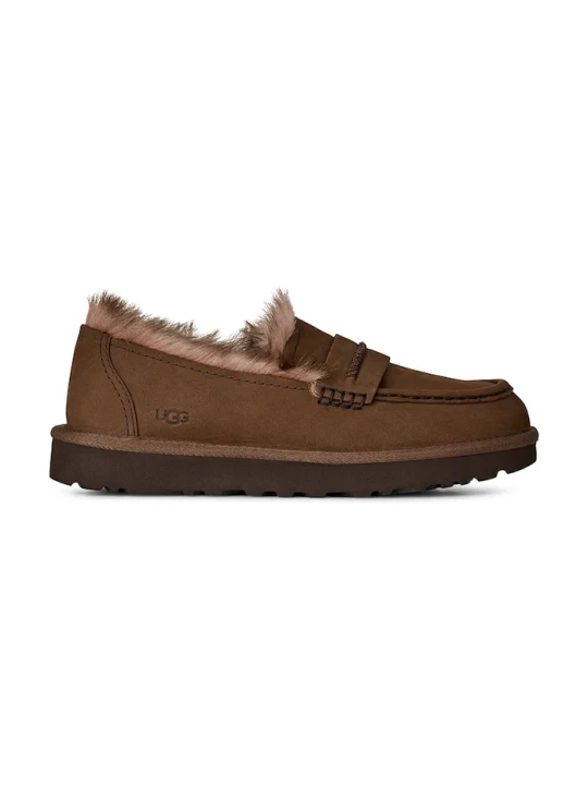 Zdjęcie produktu UGG loafersy damskie nubukowe W Ellis Nubuck Loafer brązowy