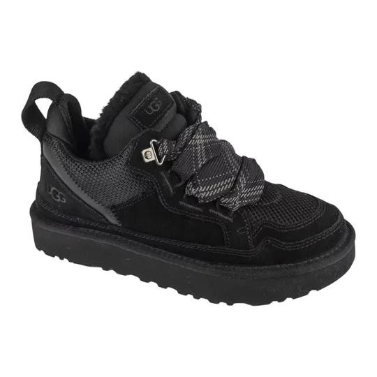 Zdjęcie produktu UGG Lowmel 1144032-BLK, Damskie, Czarne, buty sneakers, tkanina, rozmiar: 38