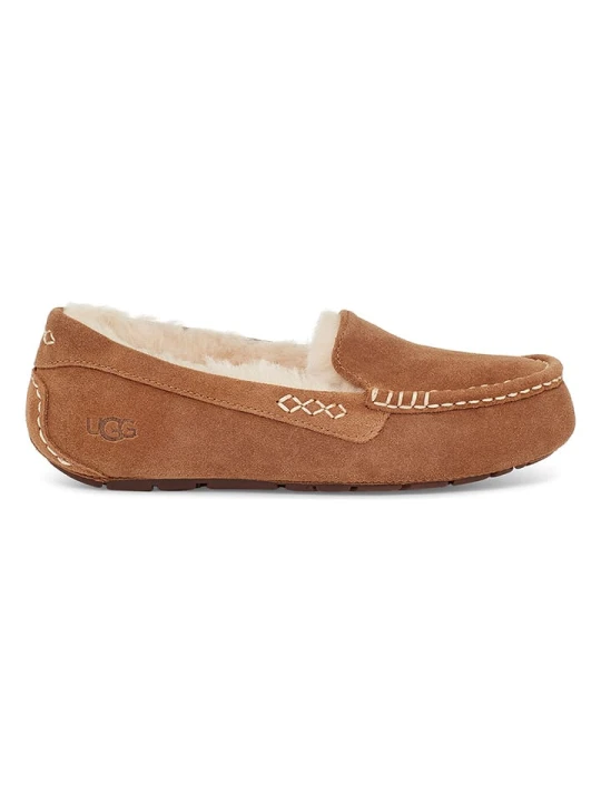 Zdjęcie produktu UGG Mokasyny "Dakota" w kolorze jasnobrązowym ze skóry jagnięcej rozmiar: 36
