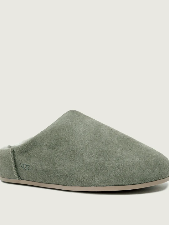 Zdjęcie produktu UGG Mule ELEA | z dodatkiem wełny | zamsz zielony