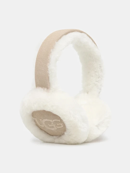 Zdjęcie produktu UGG nauszniki zamszowe beżowy