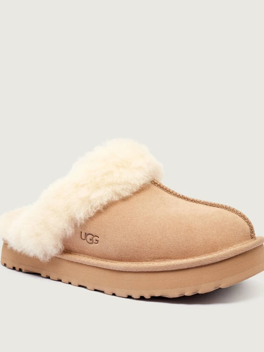 Zdjęcie produktu UGG Obuwie domowe DISQUETTE | shearling | z dodatkiem wełny | zamsz