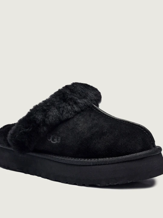 Zdjęcie produktu UGG Obuwie domowe DISQUETTE | shearling | zamsz | z dodatkiem wełny
