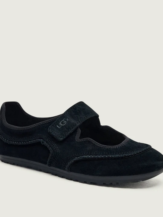 Zdjęcie produktu UGG Ocieplane baleriny W Quill Mary Jane | zamsz czarny