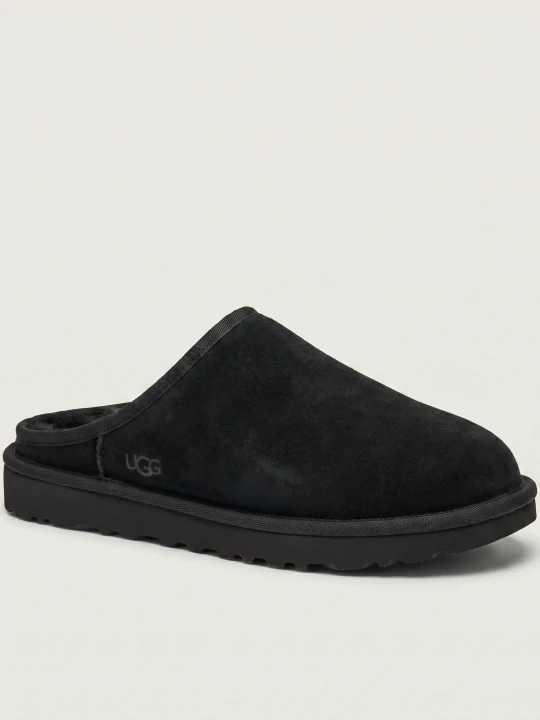 Zdjęcie produktu UGG Ocieplane mule CLASSIC | z dodatkiem wełny | zamsz czarny