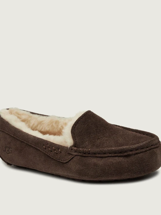 Zdjęcie produktu UGG Ocieplane obuwie domowe Ansley | shearling | zamsz | z dodatkiem wełny