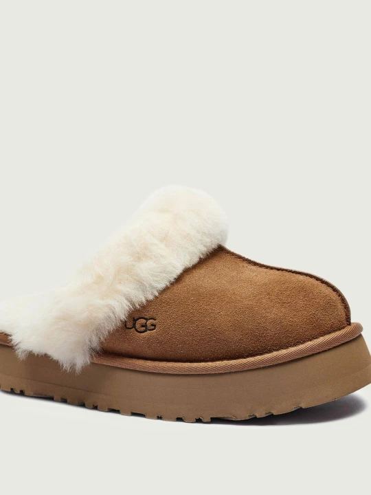 Zdjęcie produktu UGG Ocieplane obuwie domowe DISQUETTE | zamsz | shearling