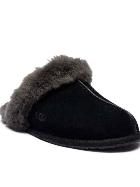 Zdjęcie produktu UGG Ocieplane obuwie domowe W SCUFFETTE II | shearling | zamsz czarny