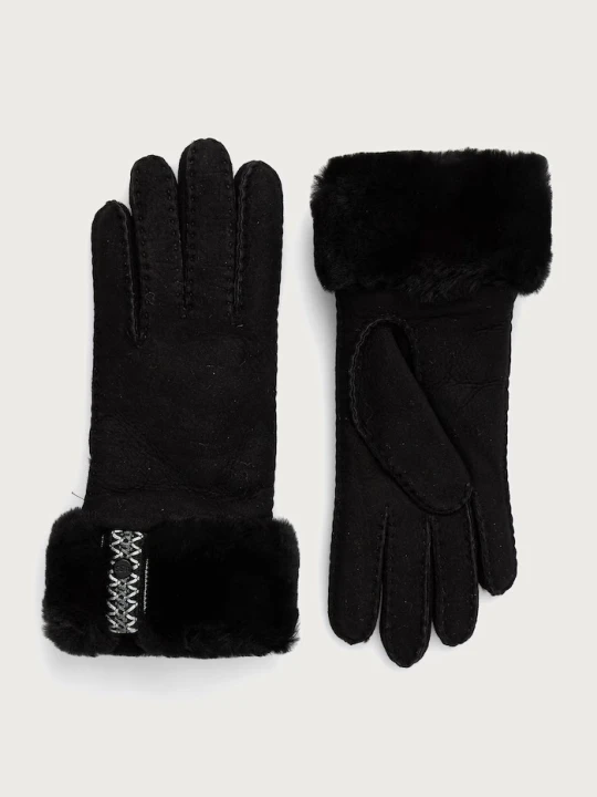 Zdjęcie produktu UGG rękawiczki damskie zamszowe czarny